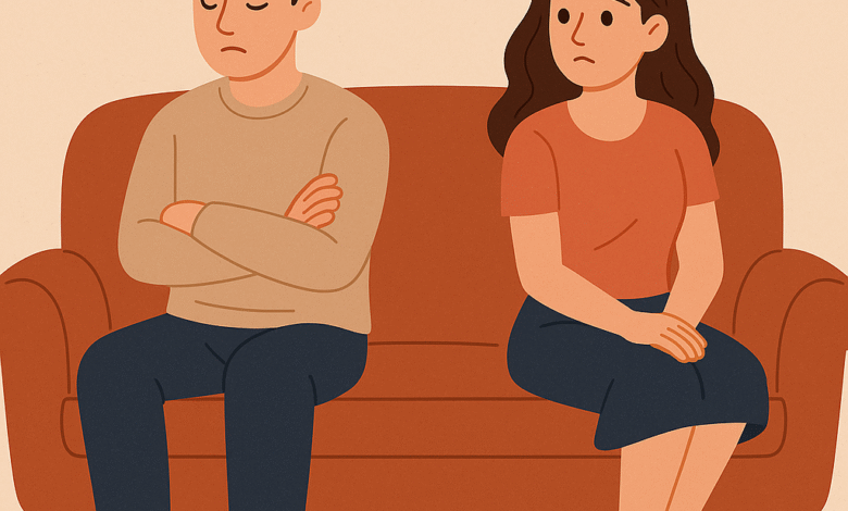 تحدي الصمت القصير | لحظة هدوء بين الزوجين